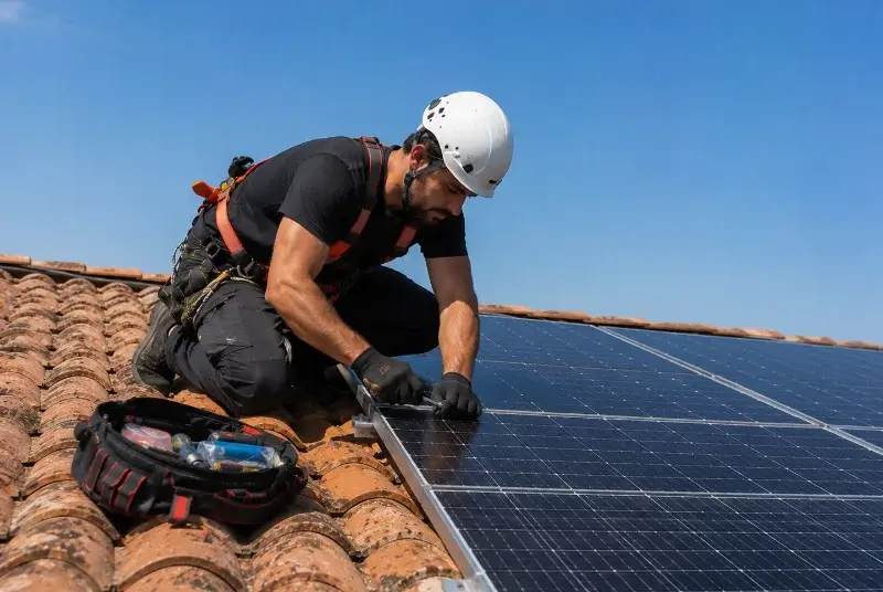 Maintenance et monitoring de panneaux solaires à Allex